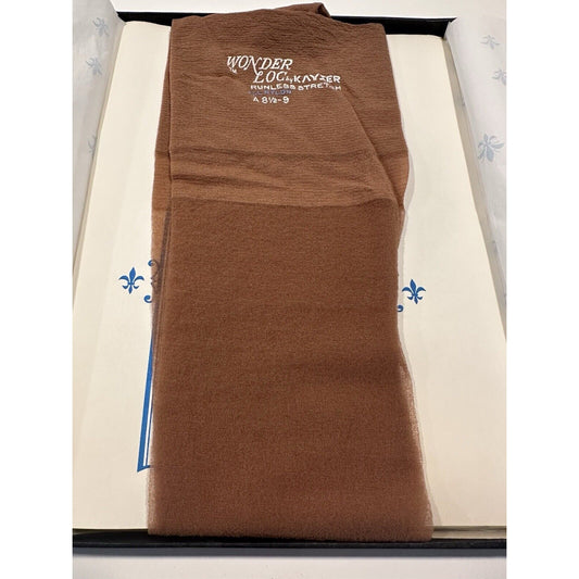 VINTAGE *NEW* Kayser Hosiery-Wonderloc KneeHigh-Debonair-Seamless-Sz8.5-9 A X 2