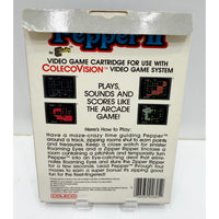 ColecoVision 1983 Pepper II Video Game NOS Sealed Unsold Dealer Stock
