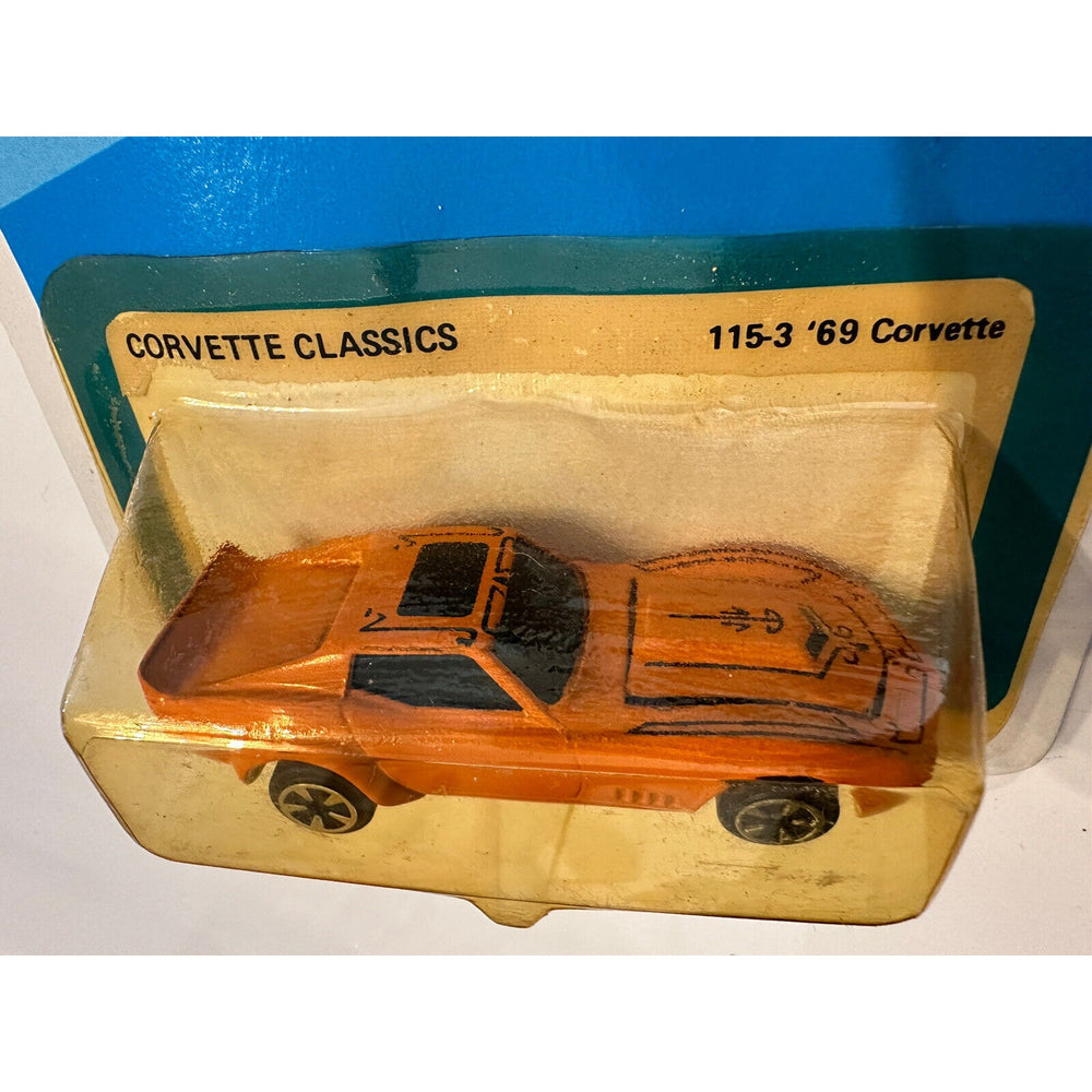 VINTAGE *NEW* Kidco Die Cast Metal ToughWheels Orange '69 Corvette