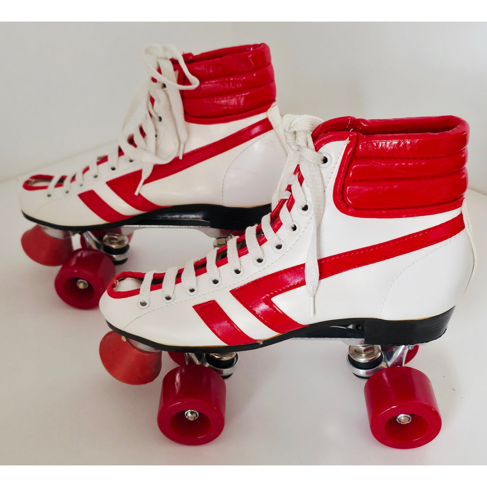 VINTAGE *NEW* 1970's Hot Shot Vinyl Women's Size 9 Demi-Boot Roller Skates