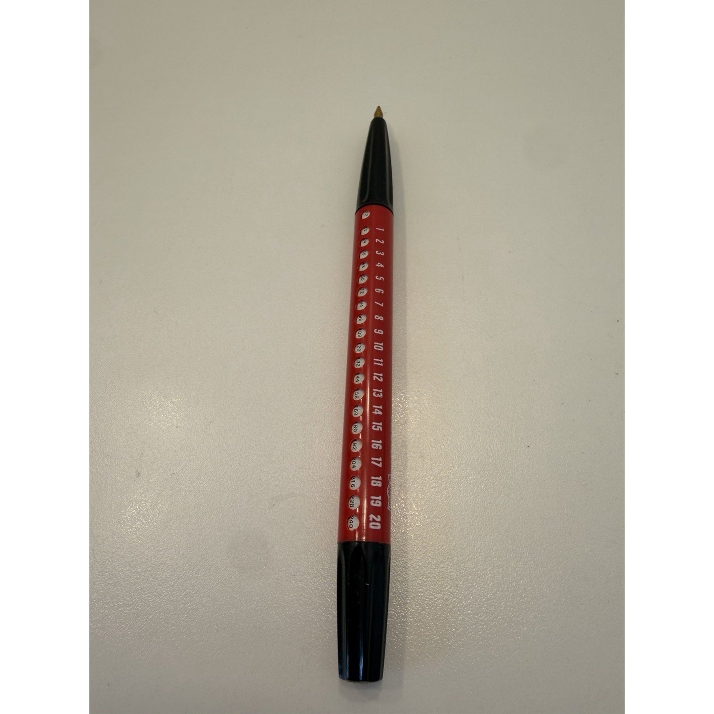 VINTAGE *NEW* 1960's Universal Manual Calculation Pen - Red