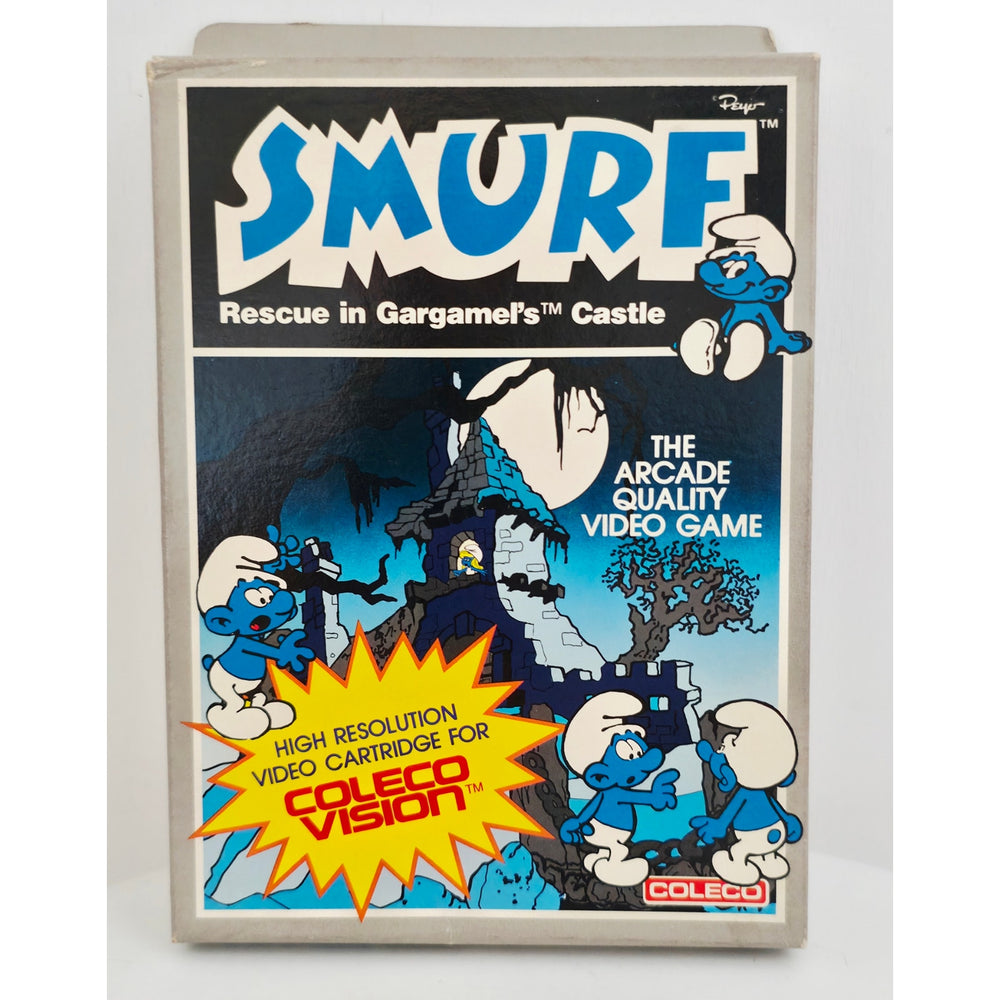 COLECOVISION 1982 Smurf Video Game NOS Sealed Unsold Dealer Stock