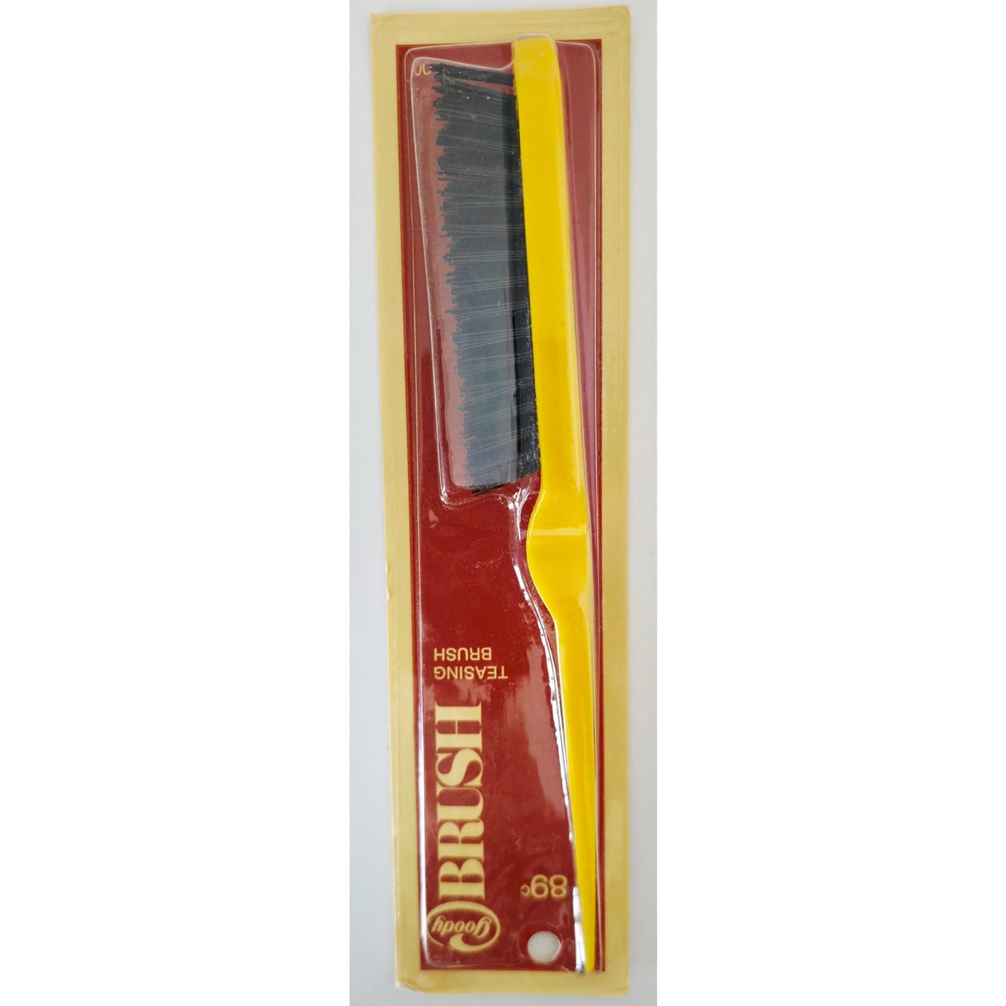 VINTAGE *NEW* 1975 Goody Teasing Brush - Yellow