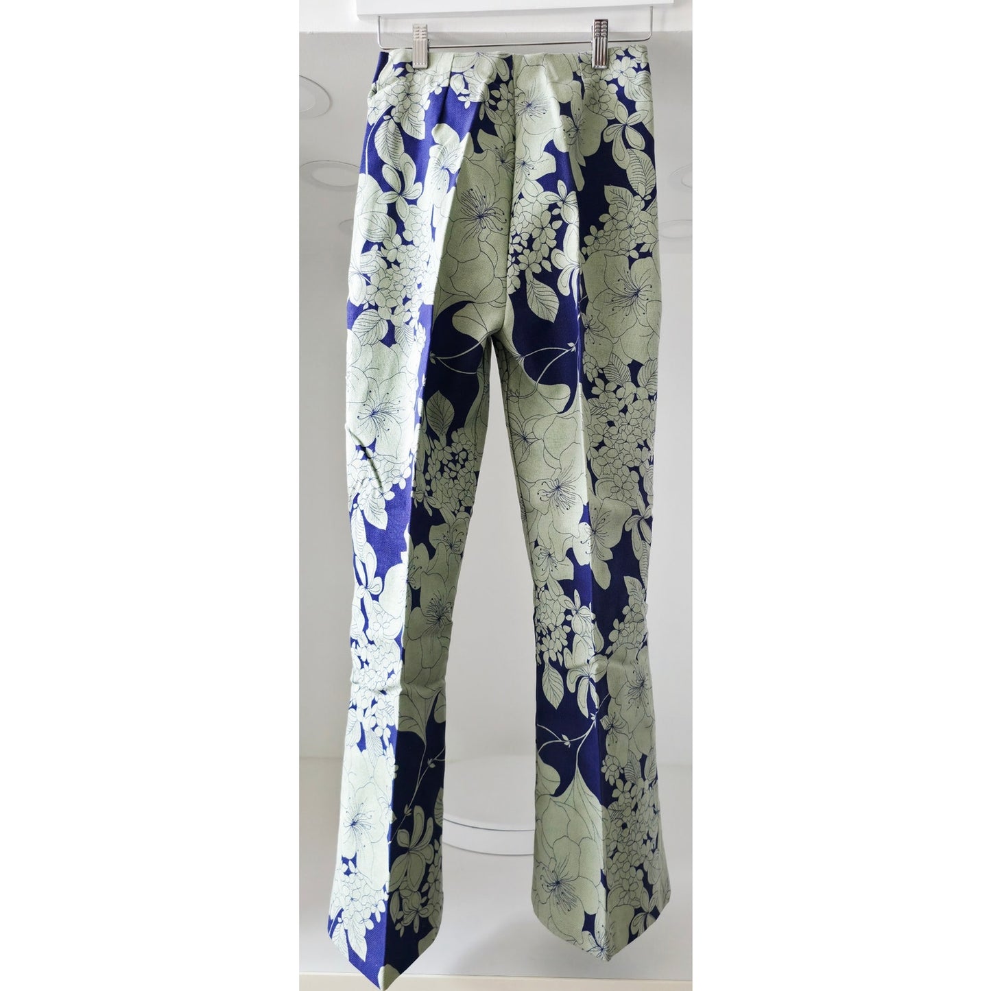 VINTAGE *NEW* 1960's Ameritex Women's Flower Print Pants w/Flared Leg Size 2