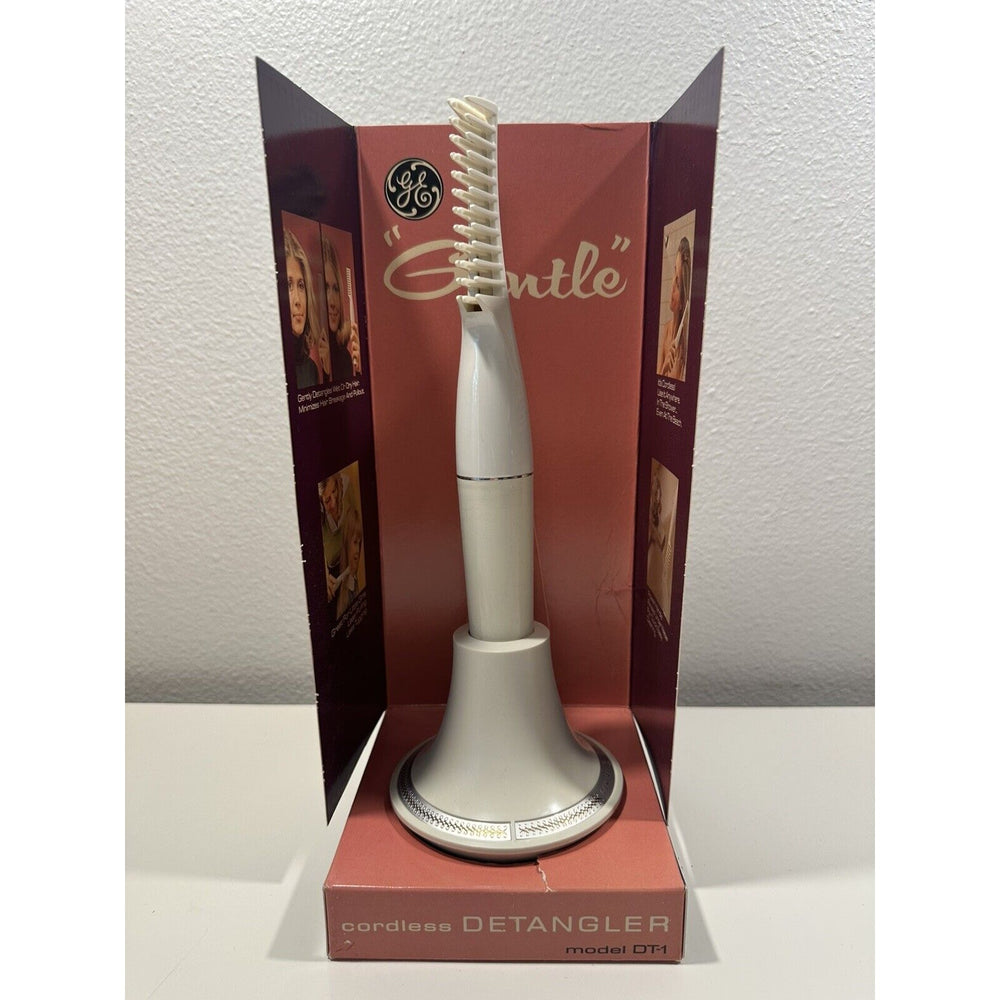 VINTAGE *NEW* GE Model #DT-1 Gentle Cordless Detangler