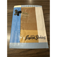 VINTAGE *NEW* 1950's Hosiery Seamless 400 Ndl Flat Knit-Beigetone-Sz 10