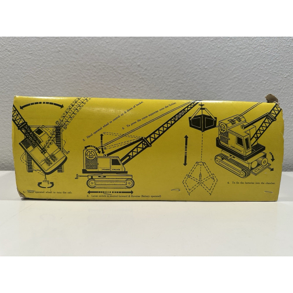 VINTAGE *NEW* 1972 Hercules Caterpillar Crane Battery Operated Toy