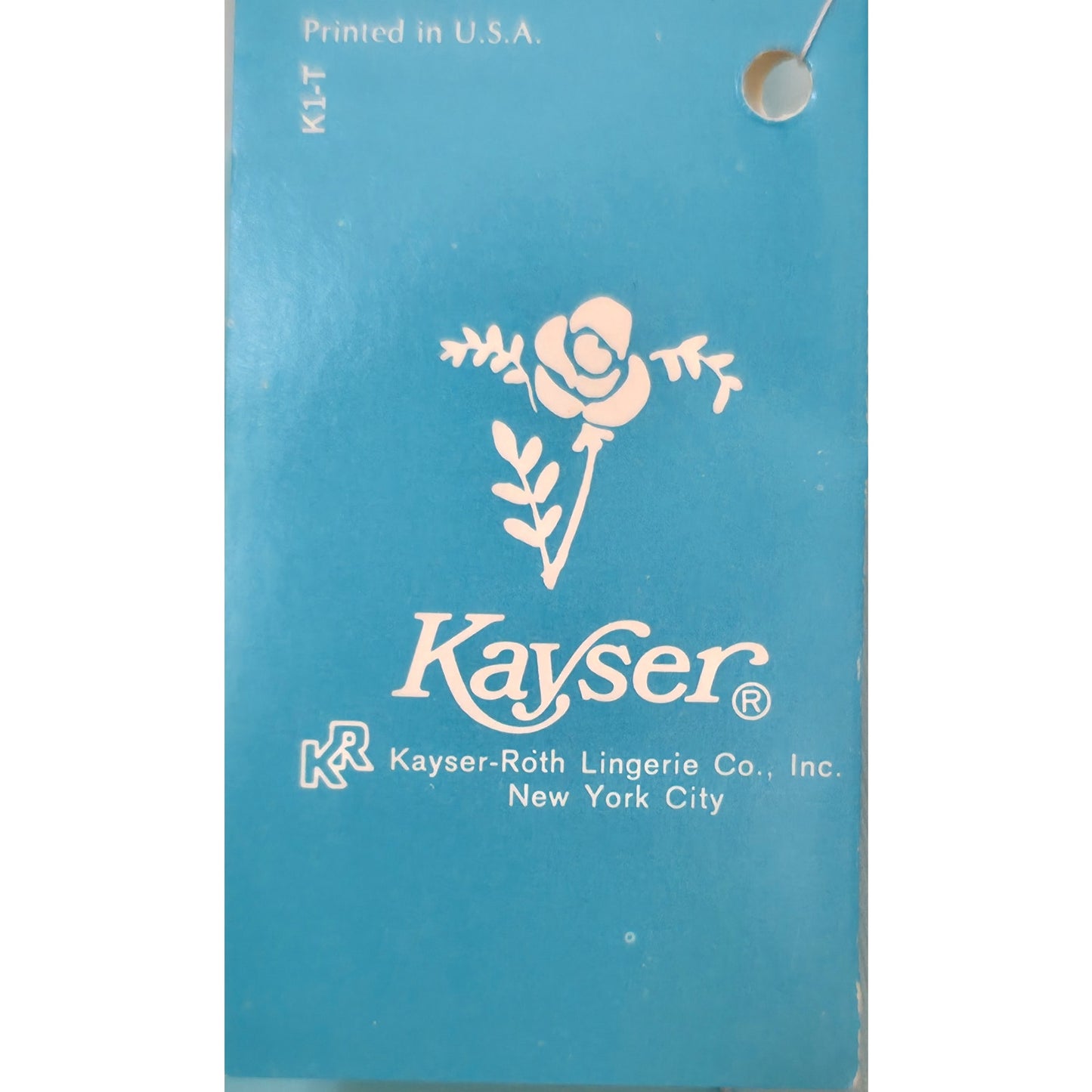 VINTAGE *NEW* 1960's Kayser Women's Bright Blue Slip Dress Size 34 USA