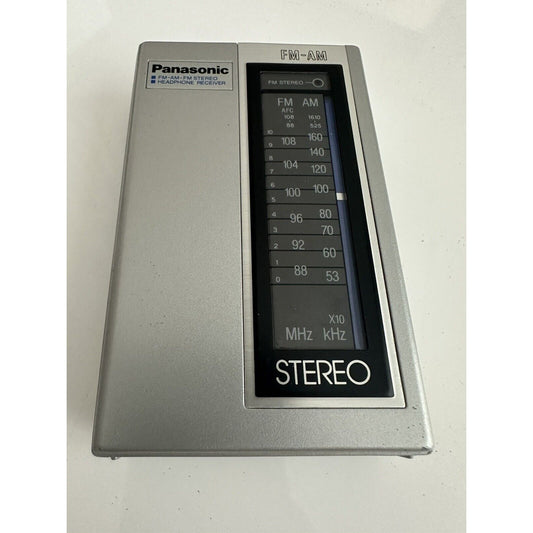 VINTAGE *NEW* Panasonic RF-444 Portable am/fm Radio Walkman