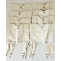 VINTAGE *NEW* 1960's Empire Foundation Women's Cream Girdle Garter Sz S Lot of 8