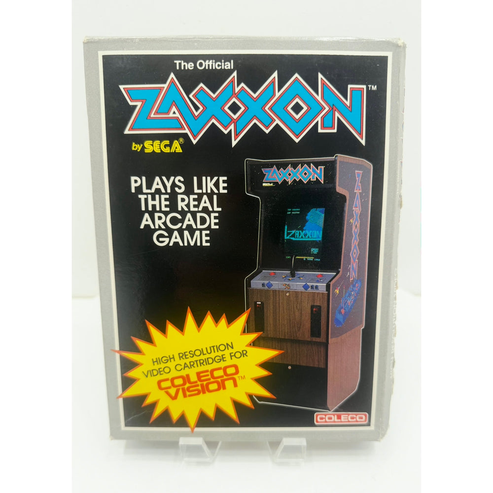 ColecoVision 1982 Zaxxon Video Game NOS Sealed w/Box Wear Unsold Dealer Stock