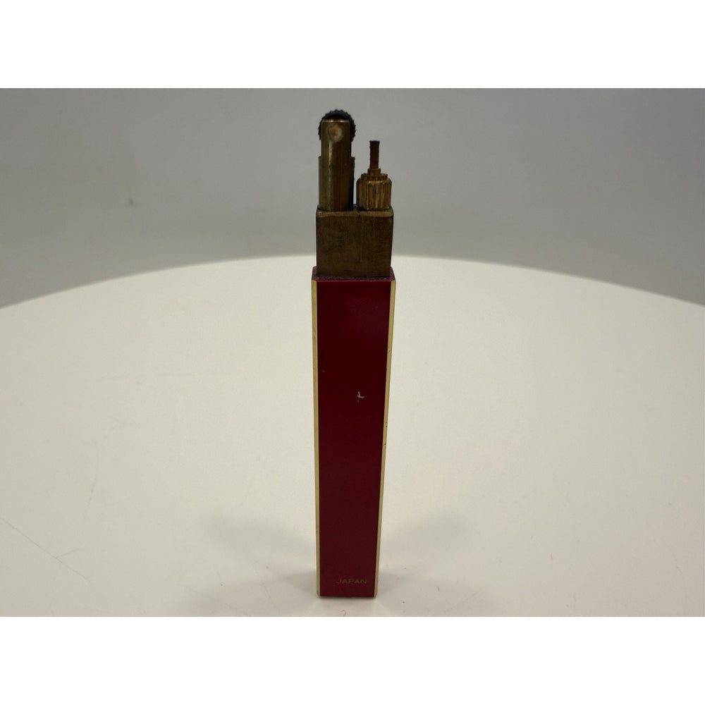 VINTAGE *NEW* 1950's Capri Vertical Stick Red Japanese Lighter