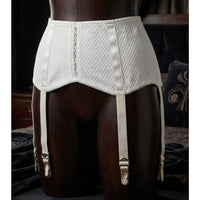 VINTAGE *NEW* 1960's Lewella Women's White Garter Belt Size 28 USA