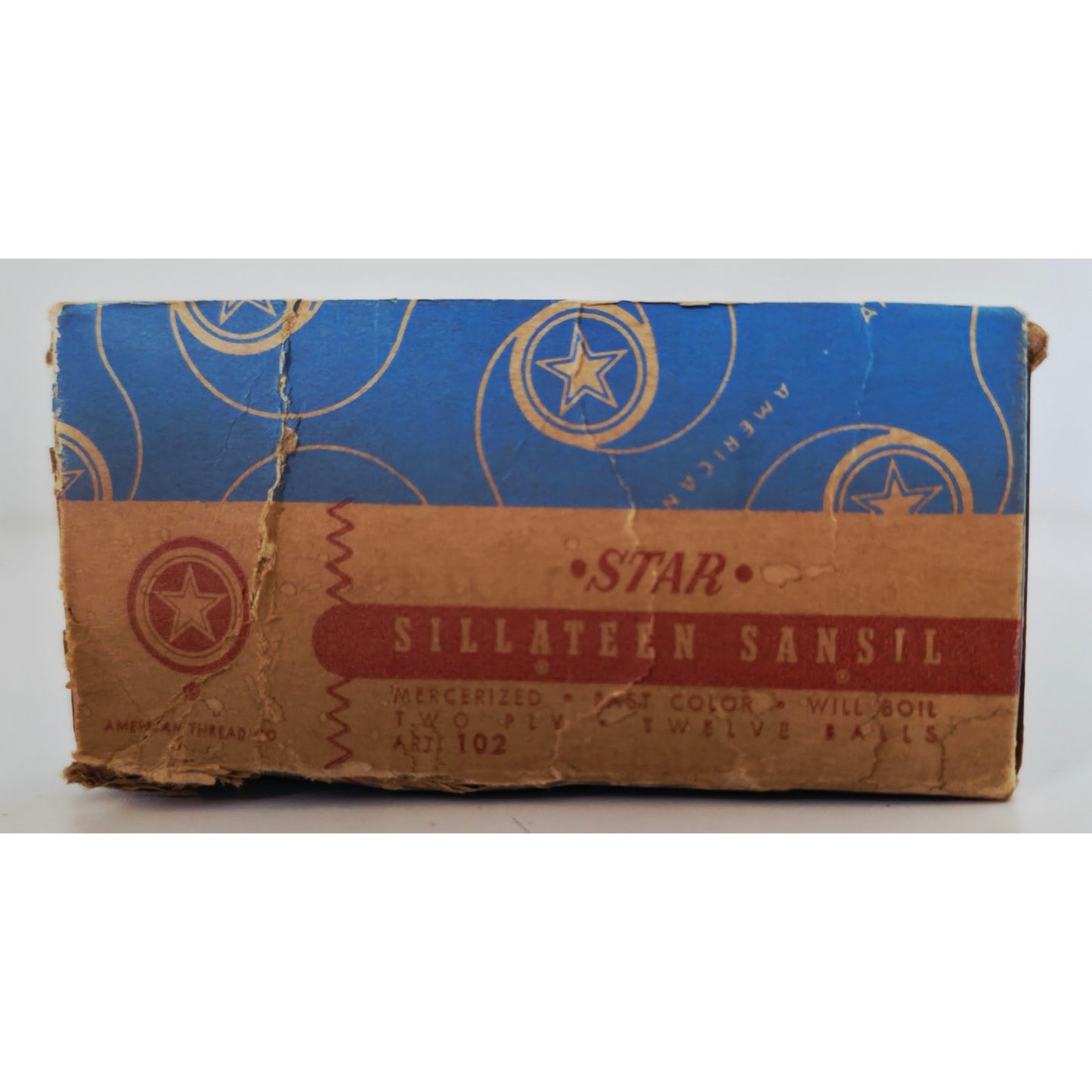 VINTAGE *NEW* 1960's Star Sillateen Sansil Green Cotton Thread 43-75 Yds 10 Pk