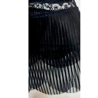 VINTAGE *NEW* 1960's Women's Black with Lace Trim Slip Dress Size 34