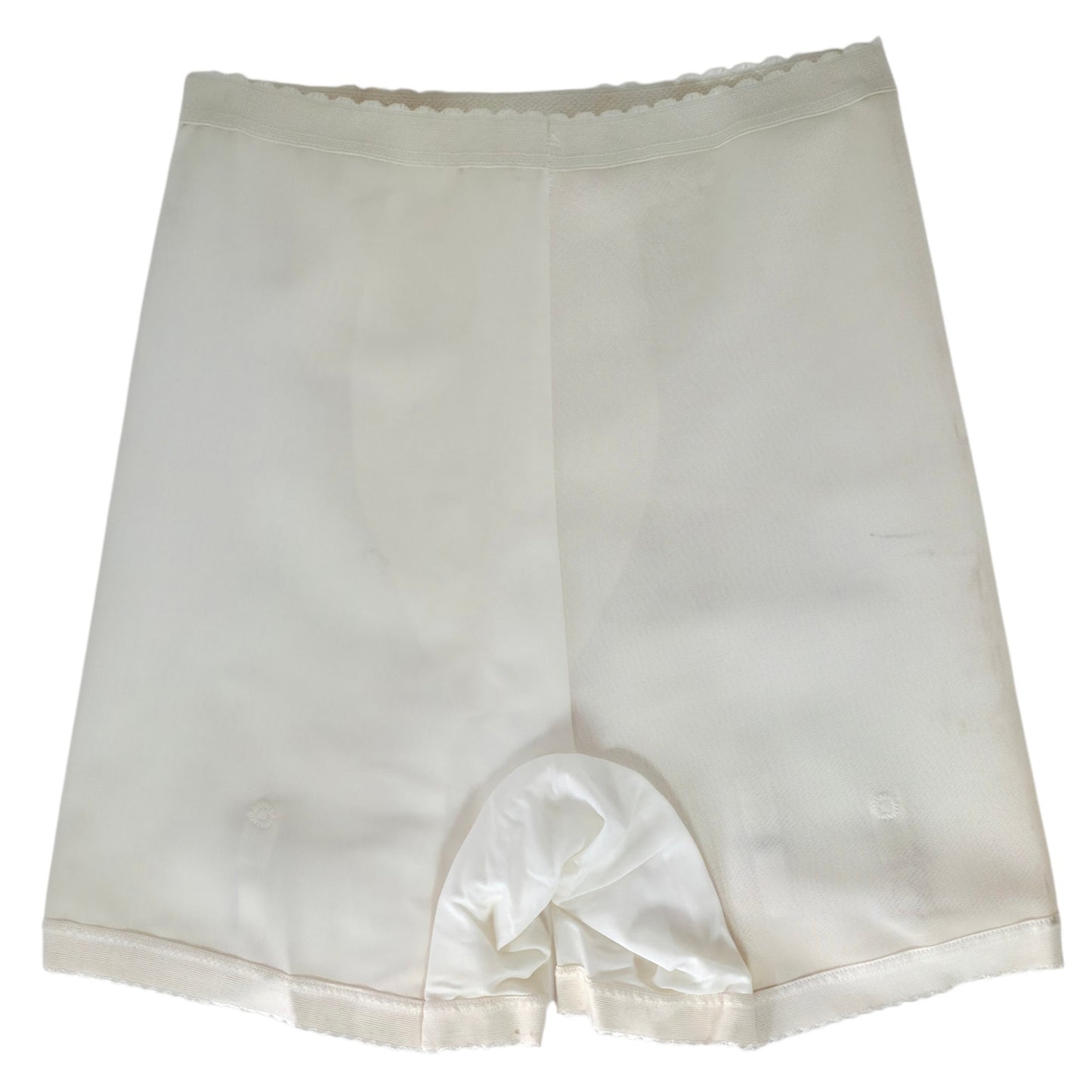 VINTAGE *PRISTINE* 1960's Women's White High-Waisted Girdle & Garter Size XL-XXL