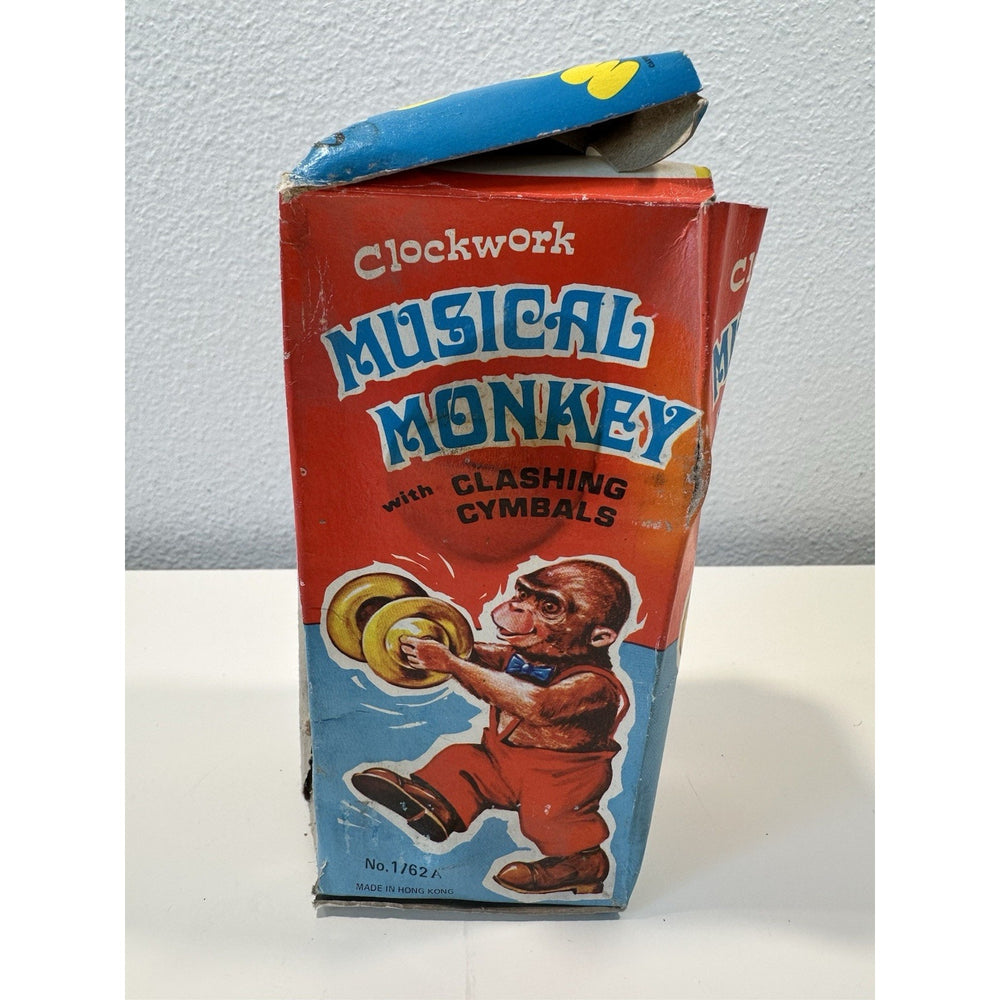 VINTAGE 1960's Musical Monkey With Clashing Symbols Toy Works
