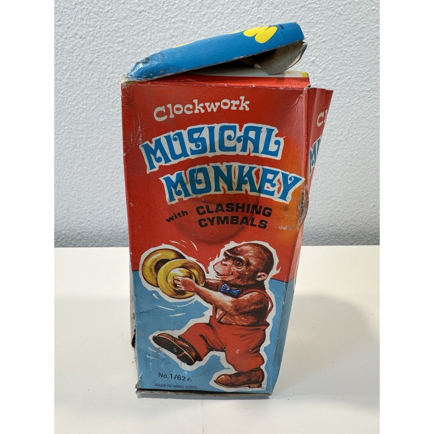VINTAGE 1960's Musical Monkey With Clashing Symbols Toy Works