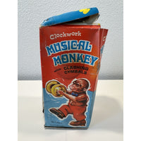 VINTAGE 1960's Musical Monkey With Clashing Symbols Toy Works