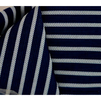 VINTAGE *NEW* 1970's Masterbuilt Men's Striped Navy Pajama Set Size B (Medium)