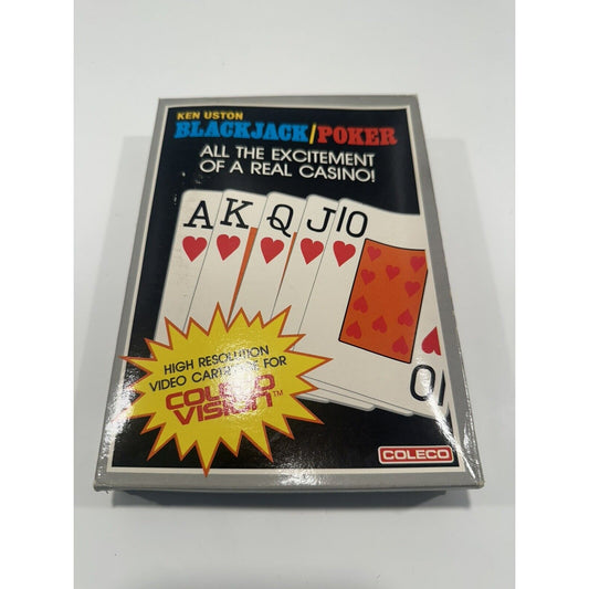 VINTAGE *NEW* COLECO Vision Ken Uston Blackjack/Poker