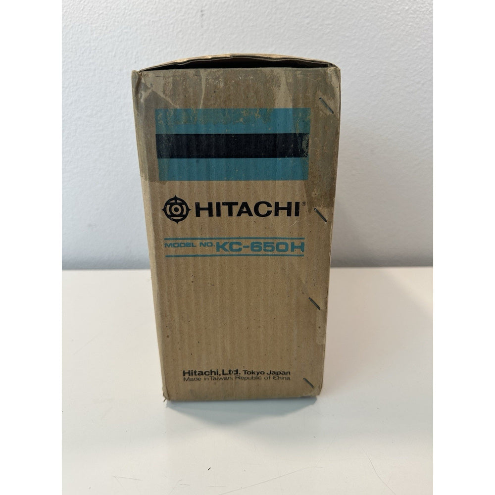 VINTAGE *NEW* 1980's Hitachi KC-650H Ivory/White Electronic Alarm Clock Radio
