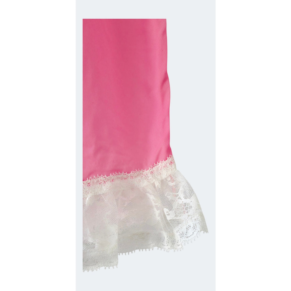 VINTAGE *NEW* 1960's Kayser Women's Pink w/White Lace Bloomers Panties Sz S (5)