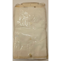 VINTAGE *NEW* 1960's Men's Sinclare Cream Shirt Tapered Body 100% Poly Sz 14-33