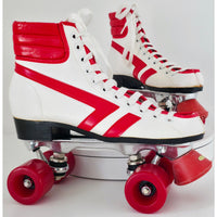 VINTAGE *NEW* 1970's Hot Shot Vinyl Women's Size 8 Demi-Boot Roller Skates