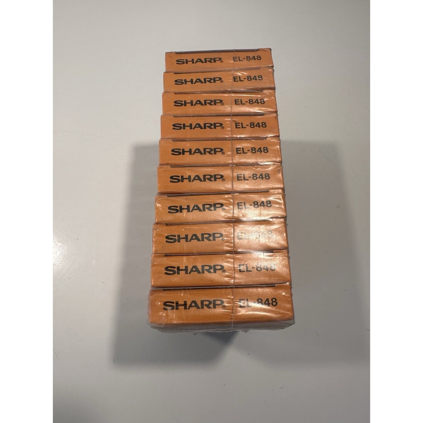 VINTAGE *NEW* Sharp Elsi Mate el-848 Solar Calculator SLEEVE (10)