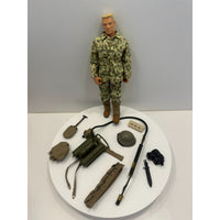 VINTAGE GI Joe WWII US Infantry w/Flamethrower Classic Collection Action Figure