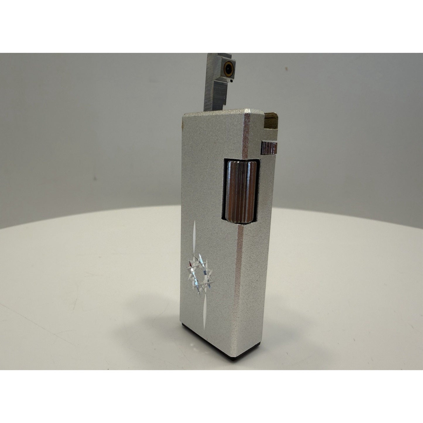 VINTAGE *NEW* 1950's Capri w/Design Silver/Silver Butane Japanese Lighter