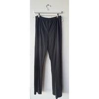 VINTAGE *NEW* 1960's Black Nylon Stretch Waste Straight Leg Pant Size 10
