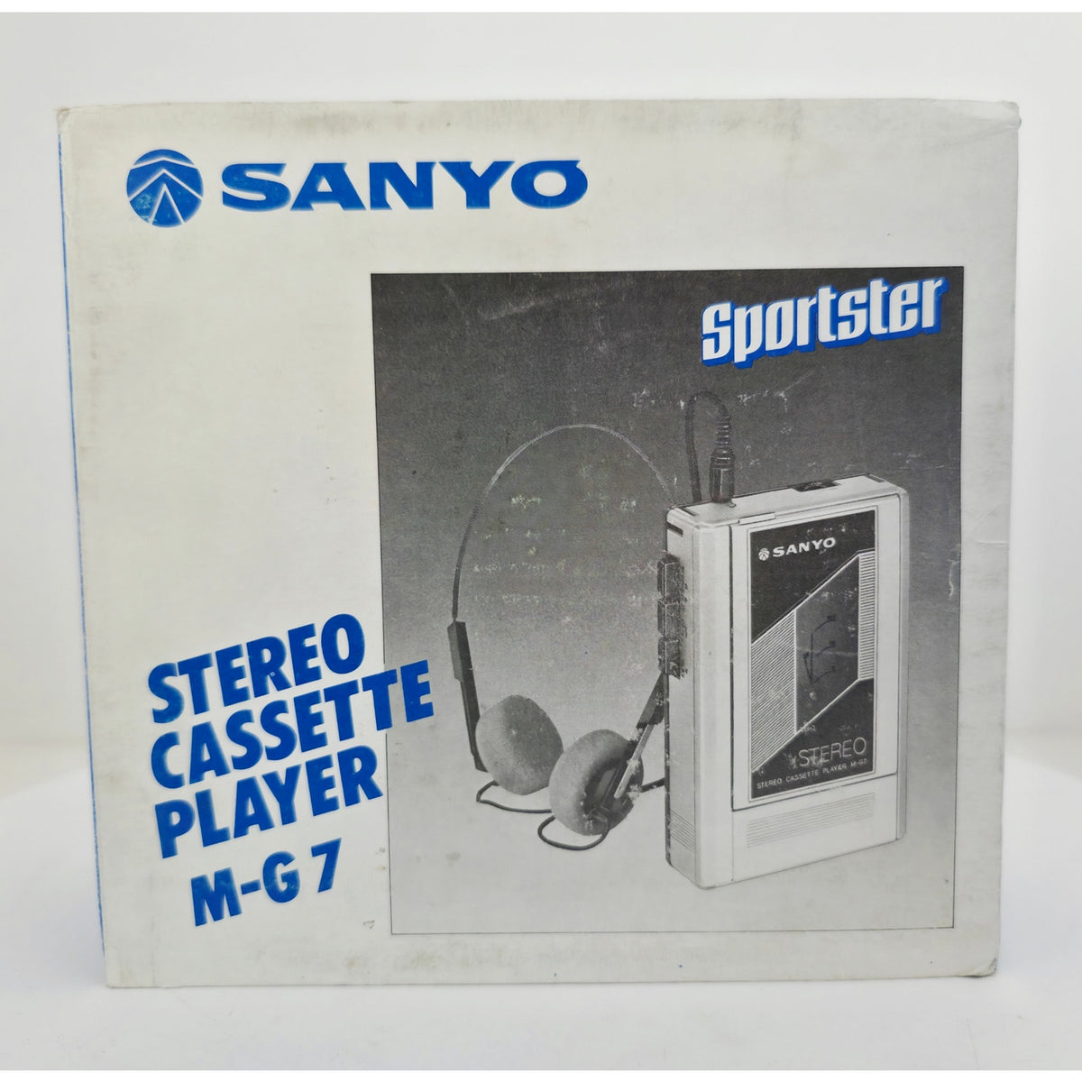 VINTAGE *NEW* 1983 Sanyo MG-7 Stereo Cassette Player with Headphones | Walkman