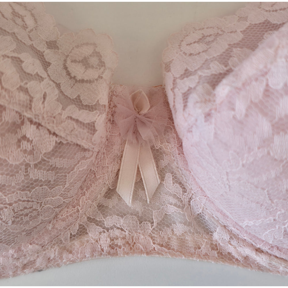 VINTAGE *NEW* 1960's Women's Pink Lace Push-Up Bra Size 36B Lot of 3