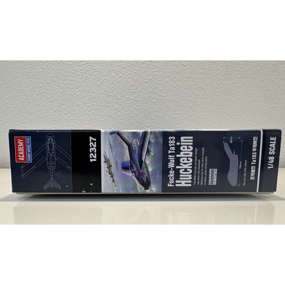 VINTAGE *NEW* Academy 1:48 Focke-Wulf Ta183 Huckebein Aircraft Model Kit 12327