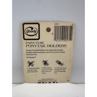 VINTAGE *NEW* 1980' Goody Ponytail Holders Paint Tubes #6995 Red/Purple
