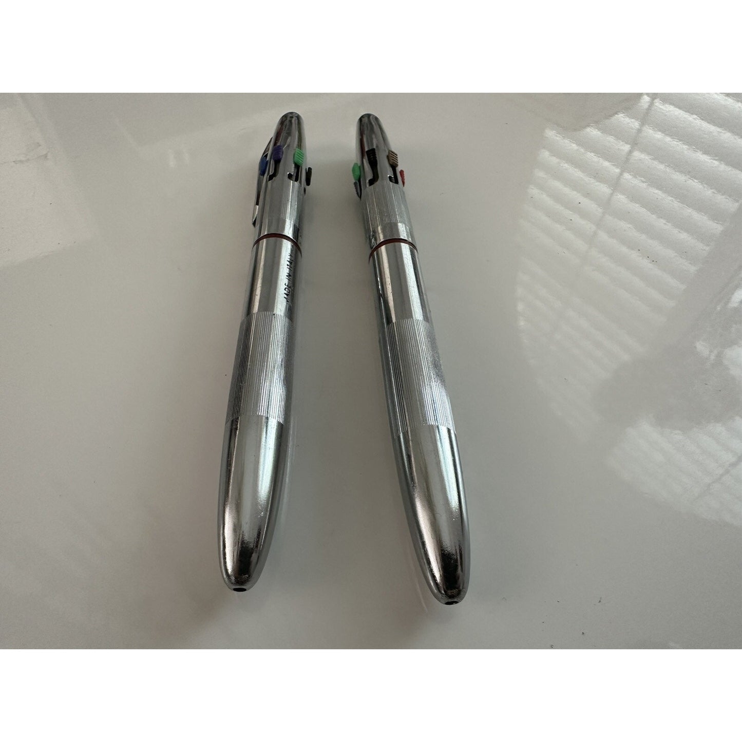 VINTAGE *NEW* 2 x Walker Colour 6-color Ball Point Pens Italy