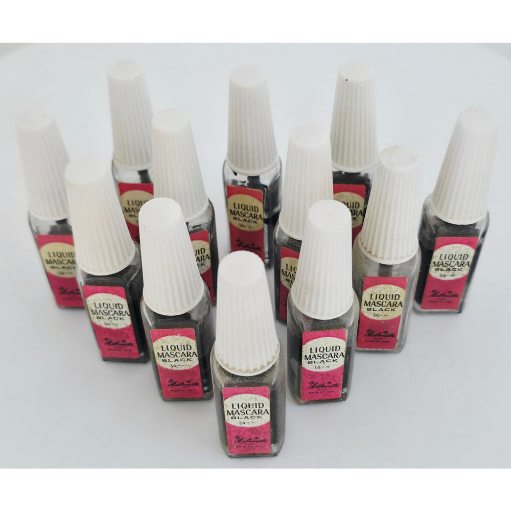 VINTAGE *NEW* 1970's Artmatic Liquid Eye Liner Black USA Set of 12 in Original Box
