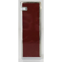 VINTAGE *NEW* 1960's Maroon Gas Lighter w/Lions Made by Supreme USA