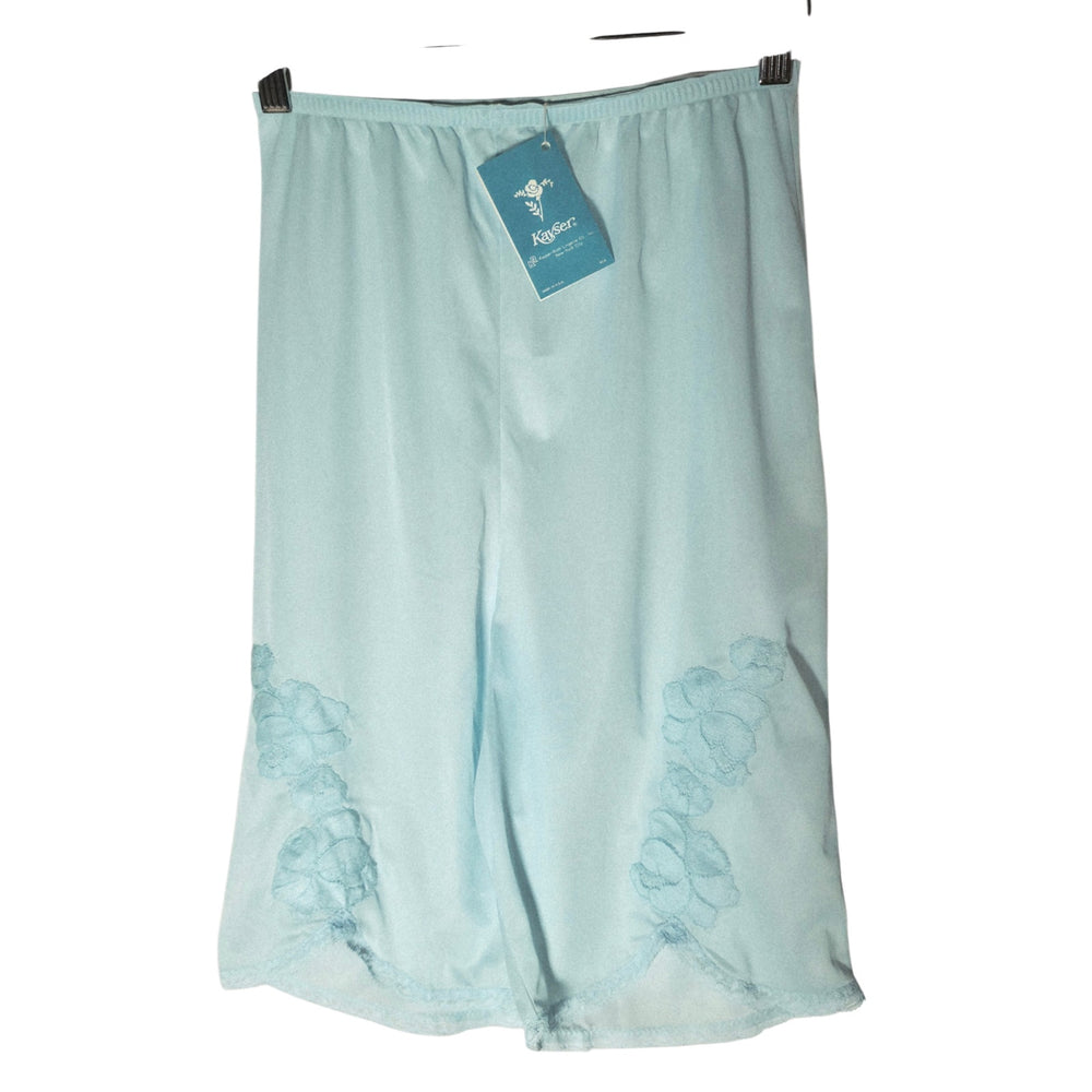 VINTAGE *NEW* 1960's Kayser Women's Lt Blue Bloomers Pantalette Leggings Size 6/S
