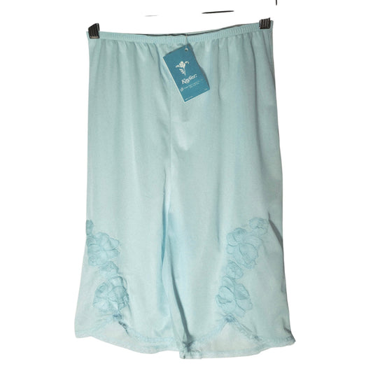 VINTAGE *NEW* 1960's Kayser Women's Lt Blue Bloomers Pantalette Leggings Size 6/S