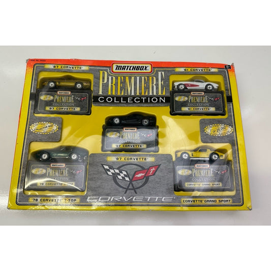 VINTAGE *NEW* Matchbox Premiere Collection Corvette Set of 5 Limited Edition