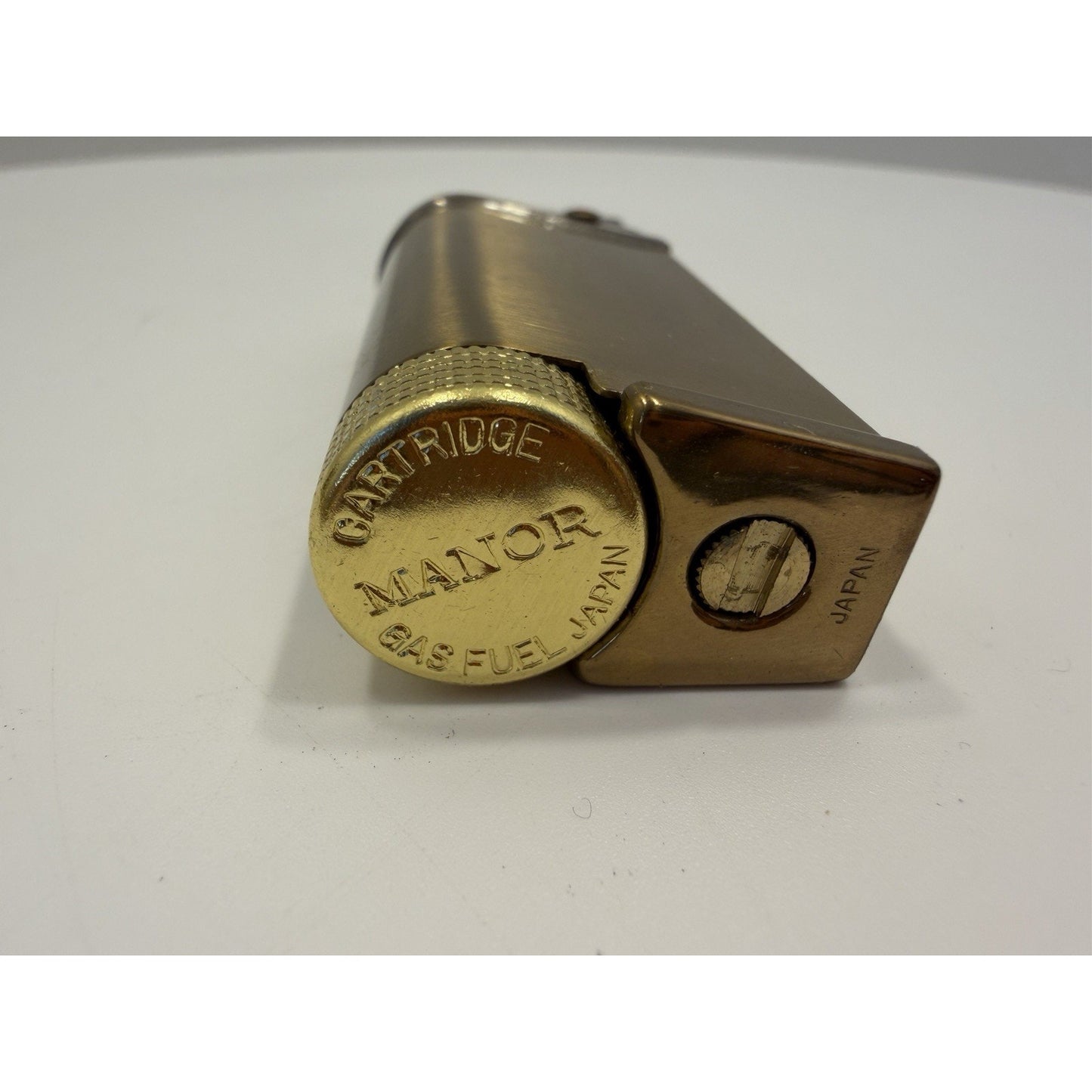 VINTAGE *NEW* 1960's Manor Gold Butane Lighter