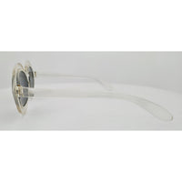 VINTAGE *NEW* 1970's Solarex Clear Frame with Gray Lens Sunglasses USA