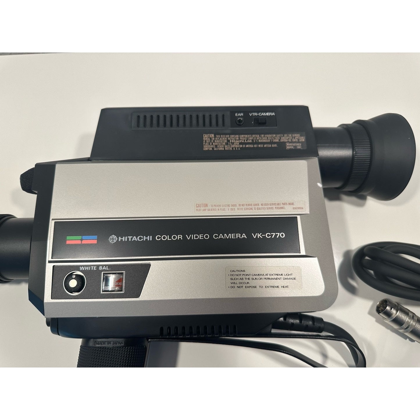 VINTAGE *NEW* 1970's Hitachi VK-C770R Color Movie Video Camera Japan