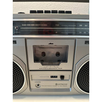 VINTAGE *NEW* 80's Hitachi TRK-7500H Boom Box Radio Cassette Recorder