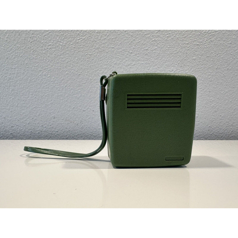 VINTAGE *NEW* 1960's MUSTANG AM Micro Solid State Transistor Radio-Green