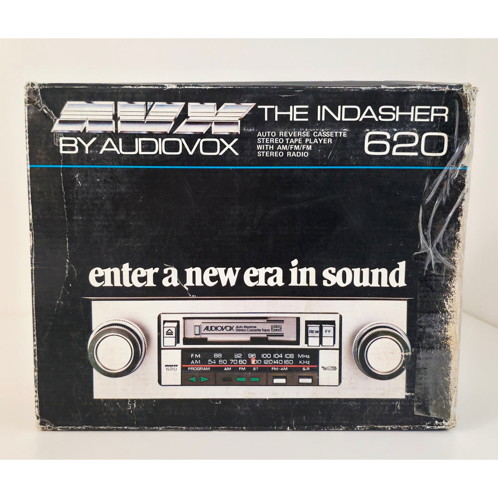 VINTAGE *NEW* 1980's AUDIOVOX AVX-620 In-dash Cassette Tape AM/FM Stereo Radio