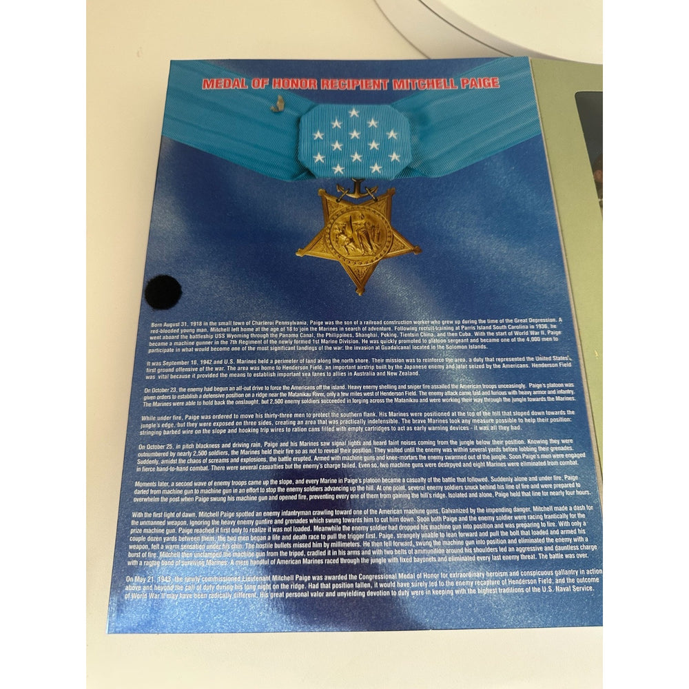 VINTAGE GI Joe Mitchell Paige Medal of Honor Classic Collection